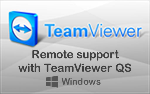 We will help you in a flexible way with the secure remote control software TeamViewer. Please click to start remote service.